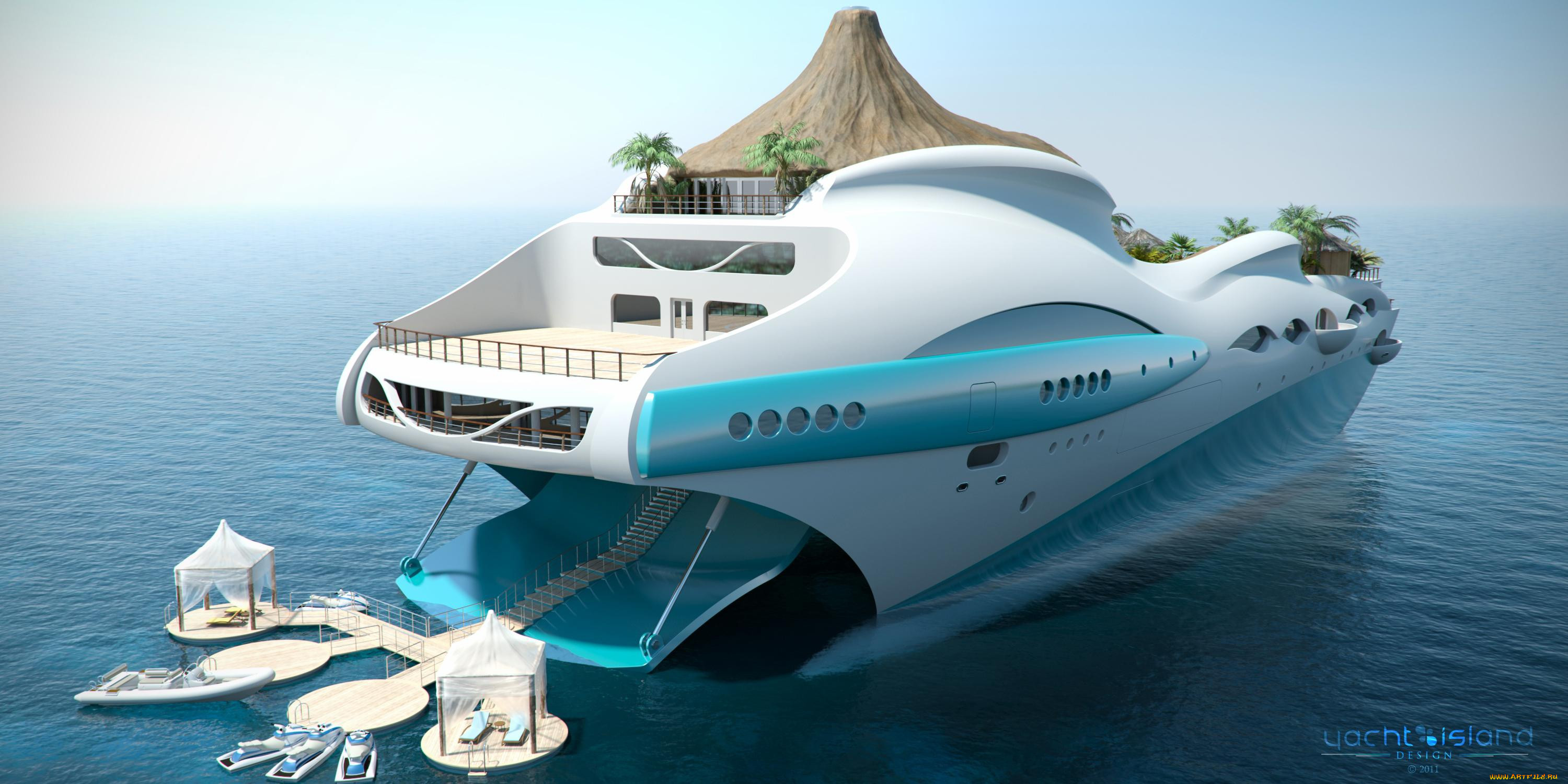 , 3d, yacht-island, futuristic, superyacht, -, gesign, tip, 1, 
